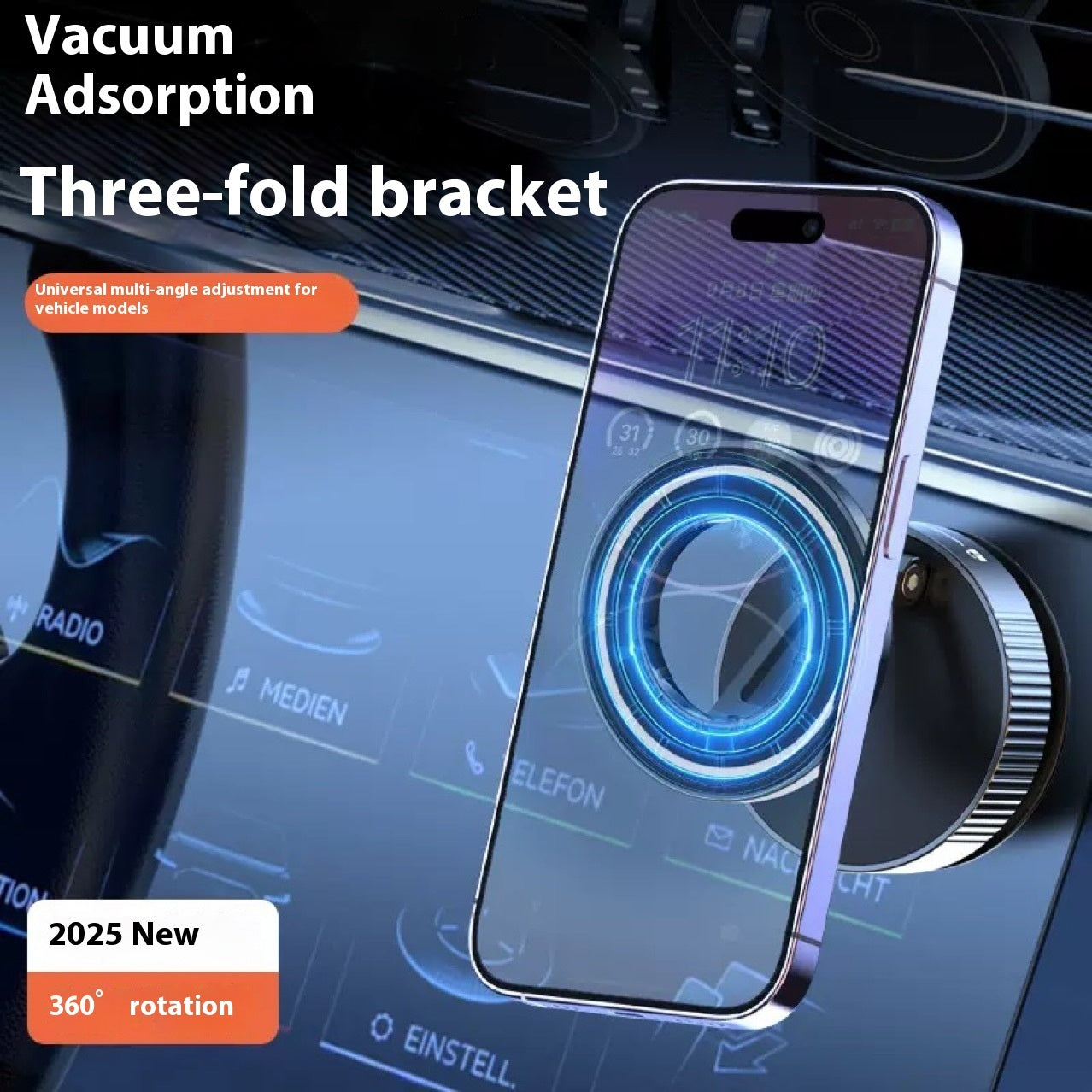 "Magnetic car mount secure grip no tools easy install - NanoVibe Tech"
